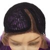 Amnenl Purple Lace Front Wigs Long Ombre Curly Wavy Hair with Dark Roots Hair Wavy Wig Side Part Cosplay Halloween Wigs