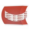 Sunshine Tape Liberty Red Hairpiece Wig Tape | Made in USA | 108 CC Curve Strips | Double Sided Adhesive Tape for Toupee Lace Front Wig Strong Hold Waterproof Contours