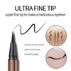 KYDA 2 Colors Liquid Eyeliner, Black Brown Matte Tint, Ultra Fine Tip, Lasting Pigment Eyeliner Pencil, Silky Smooth Formula, Quick Drying