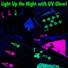 UV Black Light Playing Cards by Island Dogs– Neon Fluorescent Glow Deck for Black Light Games, Glow in The Dark Playing Cards, Parties, and Poker – Unique Cards, Durable, Great Gift for Collectors