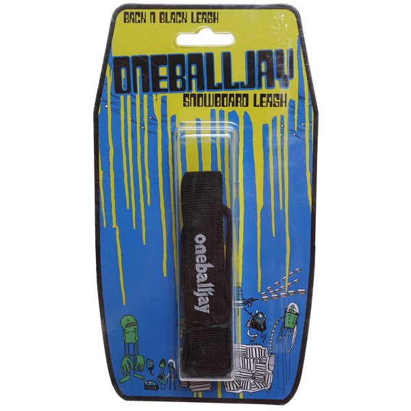 One Ball Jay Snowboard Leash Black Oneballjay