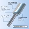 KEENTECH Router Bits, C4 Grade Carbide Tipped Straight Bit for General Routing, Industrial Grade Cutting Tools for Woodworking (1/2 Inch Shank x 1/4 Inch Diameter x 3/4 Inch Depth, KT01020408)
