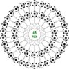 48 Pcs Soccer Keychains Soccer Stress Ball Soccer Party Favors Mini Stress Balls Pendant for School Carnival Reward Party Bag Gift Fillers Stress Relieve