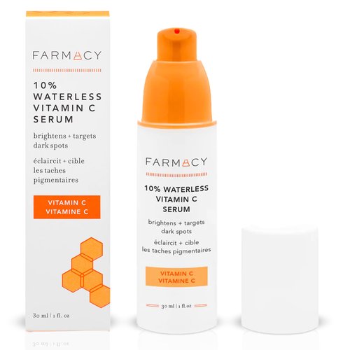 Farmacy 10% Vitamin C Serum for Face - Waterless Vitamin C Face Serum &amp; Dark Spot Remover for Fac...