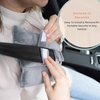 MOYOAMA Post Heart Surgery Seatbelt Pillow to Protect Sensitive Areas - Mastectomy Pillow for Seatbelt Pressure Relief - No Irritation Port Pillows for Chemo Patients - Mastectomy Patients