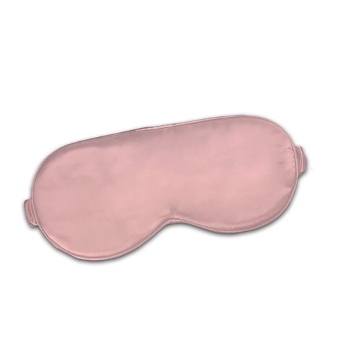 CELESTIAL SILK 100% Silk Sleep Mask for Women with Silk Covered Elastic Strap, 100% Silk Filled Silk Eye Mask for Sleeping (One Size, Vintage Pink)