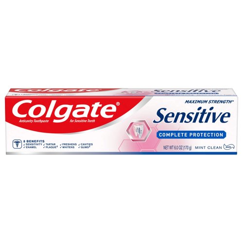 Colgate Sensitive Toothpaste, Complete Protection, Mint - 6 ounce