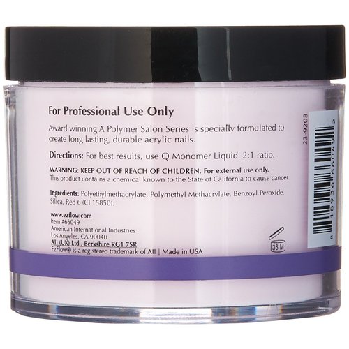 EZ Flow A Polymer Pink False Nails, 4 Ounce