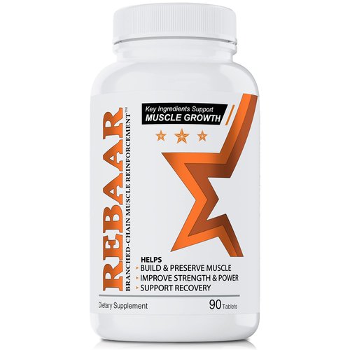 BELDT Labs REBAAR BCAA Capsules Keto Friendly Branched Chain Essential Amino Acids - Perfect for Amino Energy, Post Workout and Muscle Recovery - 90 Tablets