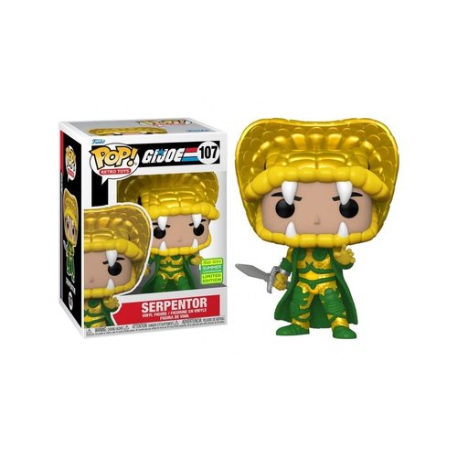 Pop Funko Retro Toys G.I. Joe 3.75 Inch Action Figure Exclusive - Serpentor #107