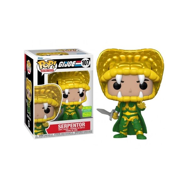 Pop Funko Retro Toys G.I. Joe 3.75 Inch Action Figure Exclusive - Serpentor #107