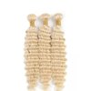 Blonde Human Hair Bundles 613 Deep Wave Human Hair Bundles Unprocessed Brazilian Virgin Hair 16 18 20 Inch Color 613 Bundles Human Hair Extensions