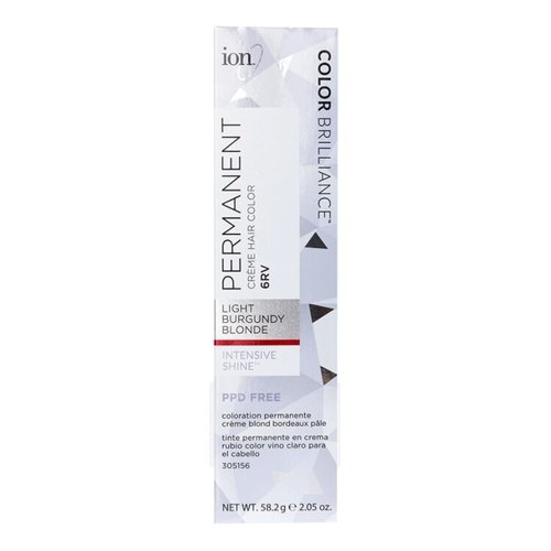 Ion 6RV Light Burgundy Blonde Permanent Creme Hair Color 6RV Light Burgundy Blonde