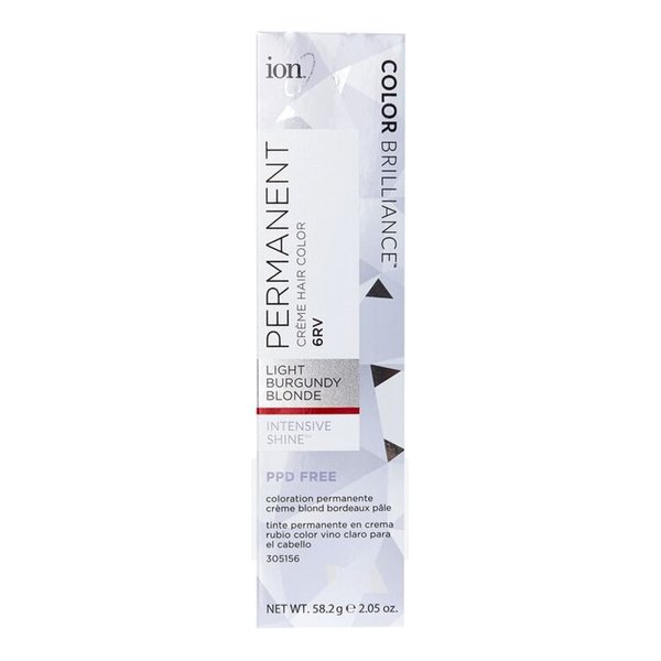 Ion 6RV Light Burgundy Blonde Permanent Creme Hair Color 6RV Light Burgundy Blonde