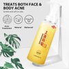 Bee & Flower Sulfur Soap Liquid Shampoo & Body Wash - Daily Head to Toe Skin Care Product for Men and Women - 10.8 Fl Oz - Pack of 1