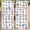Koala Temporary Tattoos Birthday Party Supplies Decorations 96PCS Cute Tattoos Stickers Party Favors Kids Gifts Girls Boys Classroom School Prizes Themed