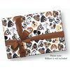 Stesha Party Dog Wrapping Paper - Puppy Gift Wrap - Folded Flat 30 x 20 Inch (3 Sheets)