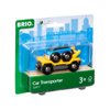 BRIO World 33577 - Car Transporter - 2 Piece Wooden Toy Train Set | Child's Imagination Igniter | FSC Certified | Ideal for Kids Ages 3+
