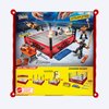 Mattel WWE Knuckle Crunchers Playset with Action Figure & Accessories, Rebound Ring with Flex Mat Technology, Brock Lesnar 2.5-inch Figure