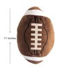 CHORONMO Football Plush Pillow Fluffy Durable Football Pillows Stuffed Football Throw Pillow Soft Sports Ball Interactive Football Creative Room Decor Birthday Party Gift for Kids 11 Inches