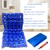 MESINURS Bedridden Air Inflatable Seat Cushion with Full Back for Wheelchair, Seat Pad for Elderly Disabled Handicap (A)