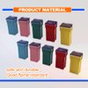 10PCS Mini Block Fuse car Fuse Square Tall Profile Box Shaped Kit 20A 30A 40A 50A 60A for Car, SUV, RV, Caravan, Golf Cart, Truck and Other Vehicles, Tall(2pcs Each)