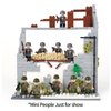 MOOXI WW2 Military War Building Block Set(671PCS). Military Building Block Set Can Freely Build Battle Scenes.