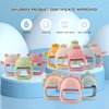 Teethers for Babies 3-6 Months, BPA Free Baby Teething Toys, Easy-to-Grasp Shapes teether with Soft Texture for Sensory Exploration and Itching Relief Baby Teether
