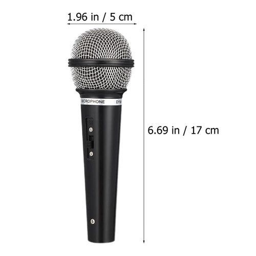 LOGOFUN 3 Pcs Toy Microphone for Kids Plastic Microphone Prop Fake Pretend Mics for Karaoke Fun Costume Prop