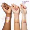 Unicorn Snot Liquid Highlighter Lightning Drops: Buildable Highlighter Makeup for Face and Body - Collarbone, Cheekbones, Brows - Liquid Illuminator for Spotlights, Cruelty-Free (Aqua Rose/Nymph)