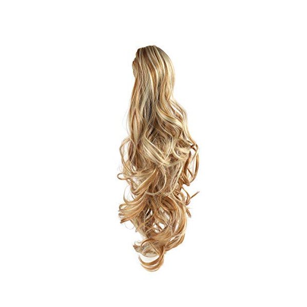 OneDor® 20" Curly Synthetic Clip In Claw Drawstring Ponytail Hair Extension Synthetic Hairpiece 190g with a jaw/claw clip (R25)
