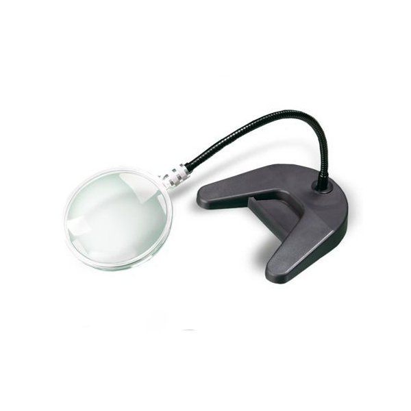 OptiVISOR Flex-a-Mag Magnifier 4X Power Hands Free Desktop Magnifier