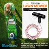 Recoil Starter Rope 10-Meter (Diameter: 3.0mm) Pull Cord with 4 Pieces Starter Handle by BlueStars - Exact Fit for Lawn Mower Chainsaw Trimmer Edger Brush Cutter Engine Parts