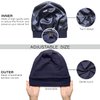 CAPLORD Bonnet Silk Bonnet for Sleeping Satin Bonnet Hair Bonnets Black Women Silk Sleep Cap Satin Hair Bonnet Sleeping Bonet Silk Bonnet Curly Hair Men Night Hair Wrap Head Cover Scarf Protect Braids