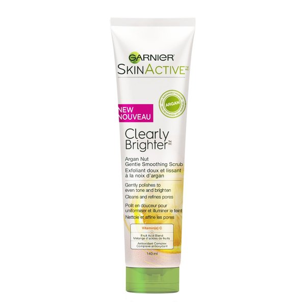 Garnier SkinActive Argan Nut Face Scrub with Vitamin C, 4.7 Fl Oz