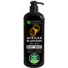 Natural Wunderz Body Wash with African Black Soap and Shea Butter, 32 Fl Oz Shower Gel, Promotes Acne Treatment, Contains All Natural Extracts, Vegan, and Sulfate-Free Body Scrub