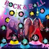LARRAZABAL Rock and Roll Birthday Party Decorations, Music Themed Party Decorations Include Rock and Roll Banner Hanging Swirls Honeycomb Centerpiece 50s Party Decorations Baby Shower Supplies