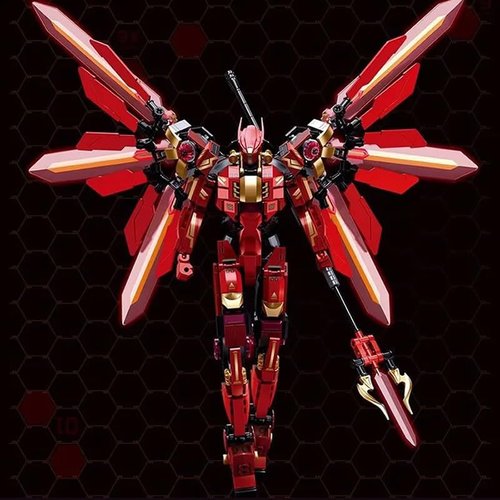 Generic Aurora Athena Building Bricks Mecha Robot Series Building Blocks Ages 15 and Up M38-B1152 Without Original Box