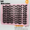 loladook False Eyelashes Bulk Wispy Strip Lashes Natural Look 3D Cat Eye Lashes Pack 18mm Long Volume C Curl Faux Mink Lashes Multipack (3 Styles)
