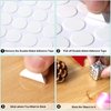 JANYUN 280 Pcs Double Sided Sticky Dot Stickers Removable Round Putty Clear Sticky Tack No Trace Sticky Putty Waterproof Small Stickers for Festival Decoration (20mm, 280)