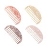 Hair Comb Wide Tooth Acetate Comb, Pocket Size Comb for Thick Curly Wavy Straight Hair, Hair Care, Detangling Comb, for Wet and Dry