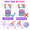 Magnetic Blocks Toys for 3 4 5 7 8+Year Old Boys Girls Upgrade Macaron Magnetic Tiles Set for Kids Age 3-5 STEM Creativity/Educational Building Blocks Toys for Toddlers Children Age 4-8 Birthday Gifts