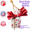 Bonka Bird Toys 1002 Love Box Bird Toy for Valentine Parrots, Cockatiels, Parakeets, Conures - Colorful Hearts, 11" x 5
