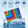 EK-Memory-fish Multiplication Game Table Digital Multiplication Board Game, Addition and Multiplication in One, Rainbow Dimple Fingertip Toy, Create Stress-Relieving Math Manipulation (1 Piece)