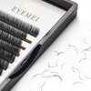 Eyelash Extensions 0.20mm C Curl 17mm Black Natural Faux Mink Eyelash Extensions Single length 3D False Eyelashes Professional Use by EYEMEI