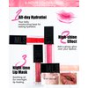3 Colors Glitter Lip Oil Gloss Set, Hydrating Non-Sticky Lip Glow Oil Plumping Lip Gloss Long Lasting High Shine Shimmer Liquid Lipstick Tinted Lip Balm Lifter Gloss for Women Dry Lips Care -Set B