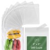 Seal Fresh Cellophane Bags – 3" x 5" (200 Count) – Clear Plastic Resealable Self Sealing Cellophane Bag – Cellophane Treat Bags, Cookie Bags for Packaging, Candy Bags, Cello Bags, Pastry Bags