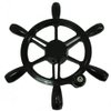 Woqi WH007 Aluminum 5-spoke Marine Boat Steering Wheel in 13 1/2" Diameter (black)