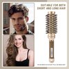 precious harvest Round hair brush Ceramic ion hair brush Professional salon and home hair blow styling Lightweight round hair brush, non-electric(32mm)