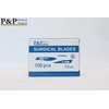 Disposable Surgical Scalpel Blades Sterile High Grade Carbon Steel 2.1% 10xx Individually Foil Wrapped by P&P MEDICAL SURGICAL Size 21 Box of 100